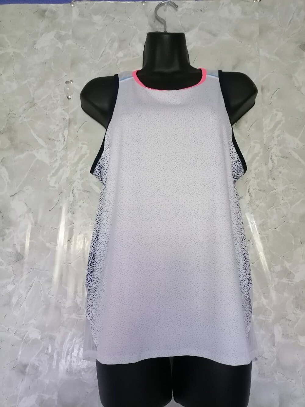 Lucky in Love L Tank White MULTICOLOR Medium Pickleball Tennis Golf